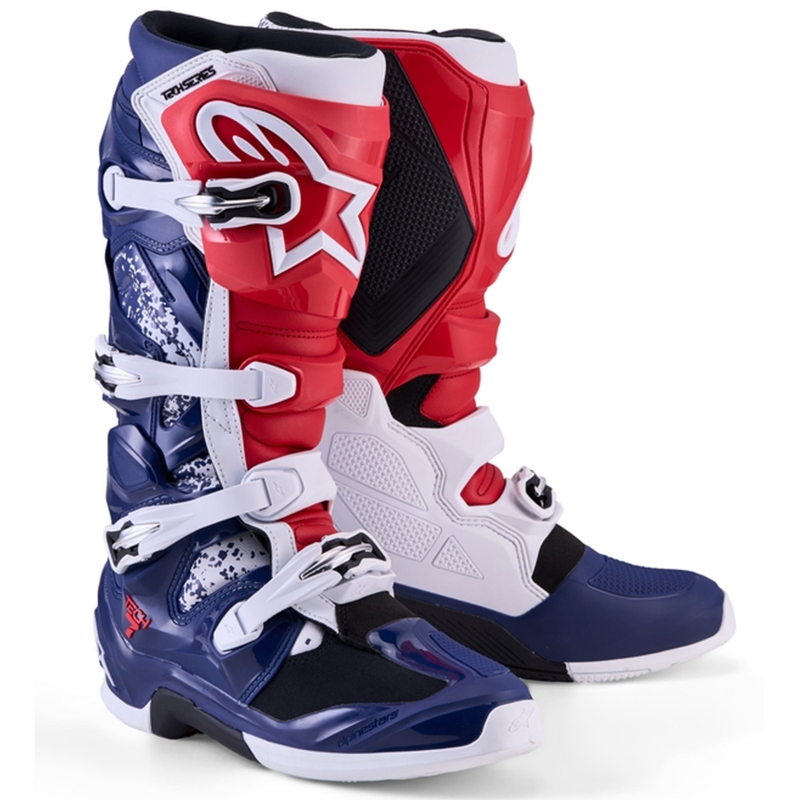 Alpinestars TECH 7 UNITY krossisaapad puna-valge-sinised