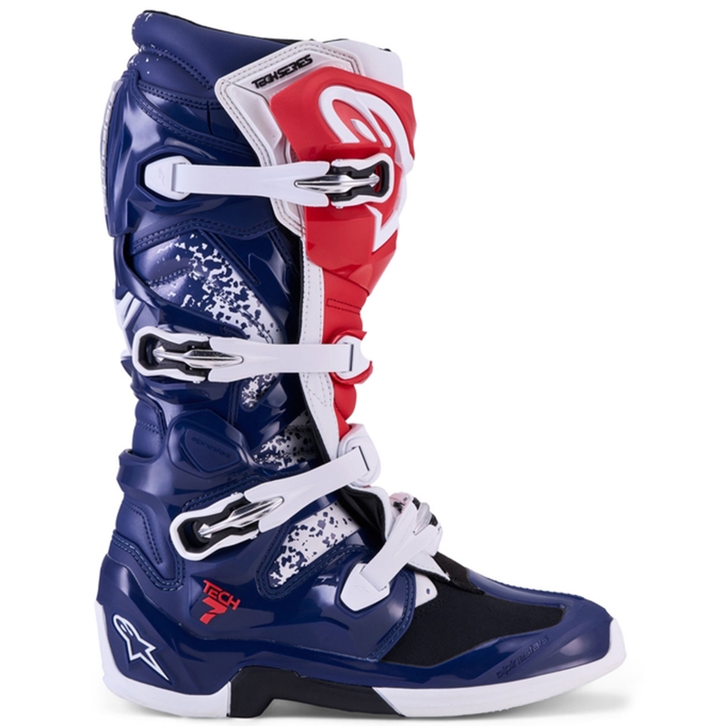 Alpinestars TECH 7 UNITY krossisaapad puna-valge-sinised