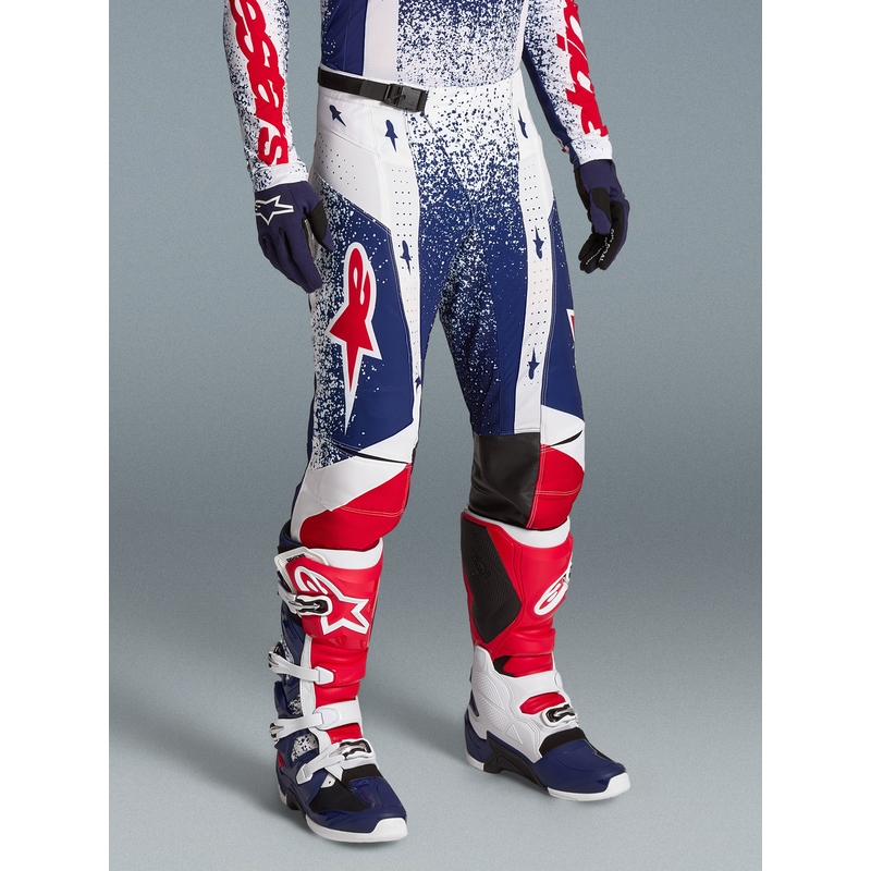 Alpinestars Techstar Limited Edition Unity punased-valged-sinised krossipüksid