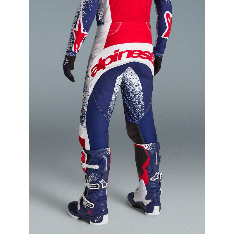 Alpinestars Techstar Limited Edition Unity punased-valged-sinised krossipüksid