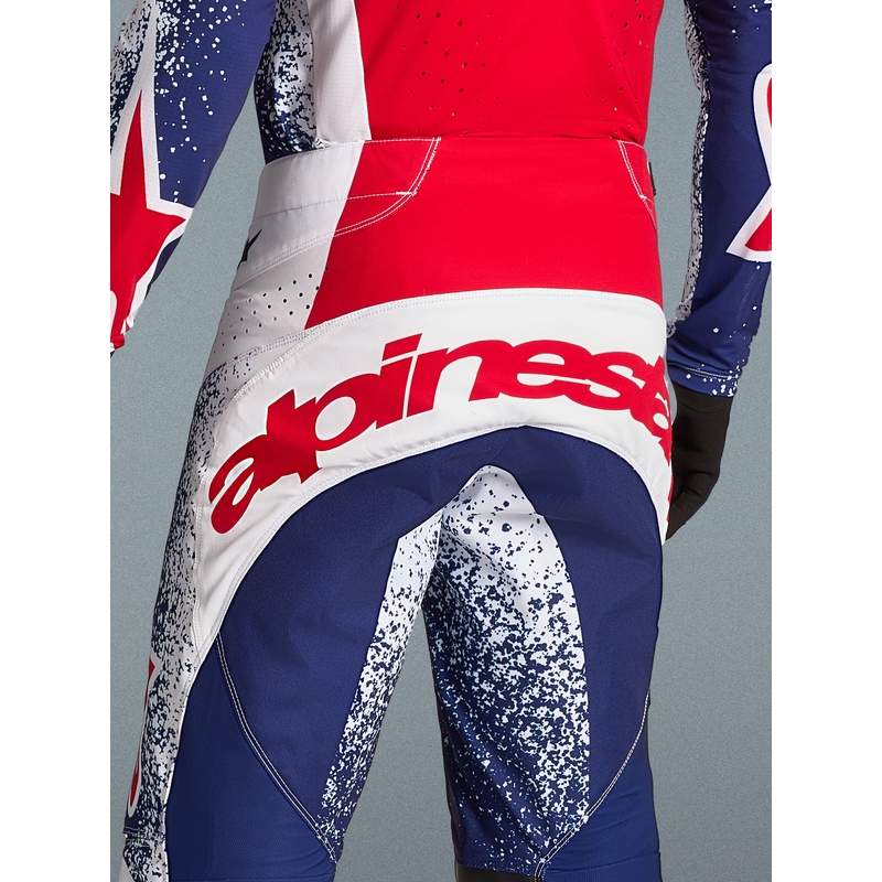 Alpinestars Techstar Limited Edition Unity punased-valged-sinised krossipüksid