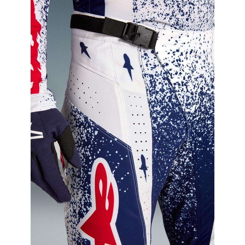 Alpinestars Techstar Limited Edition Unity punased-valged-sinised krossipüksid