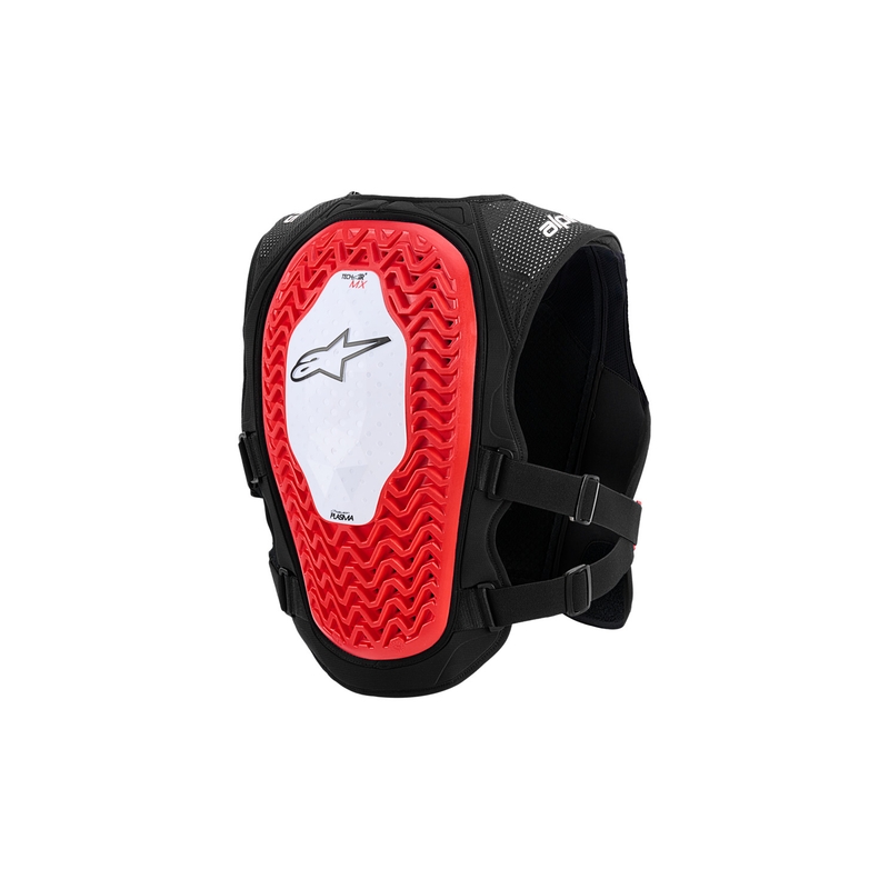 Alpinestars TECH-AIR®MX plasmasüsteemiga turvapadjavest valge-must-punane