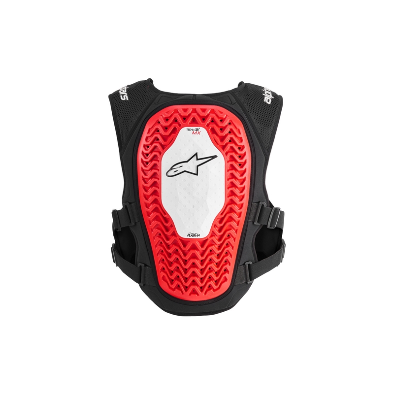 Alpinestars TECH-AIR®MX plasmasüsteemiga turvapadjavest valge-must-punane