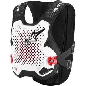 Alpinestars TECH-AIR®MX plasmasüsteemiga turvapadjavest must-valge-punane