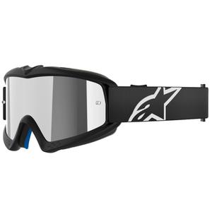 Alpinestars Vision Youth Corp laste motokrossiprillid mustad, hõbedaste peegelobjektiividega