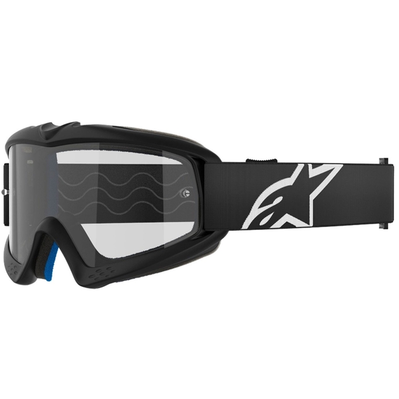 Alpinestars Vision Youth Corp laste motokrossiprillid mustad läbipaistva klaasiga