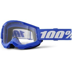 Motokross prillid 100% STRATA 2 Uus sinine (läbipaistev plexi)
