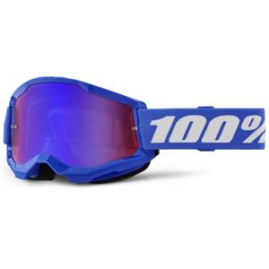 Motokross prillid 100% STRATA 2 Uus sinine (punane-sinine pleks)