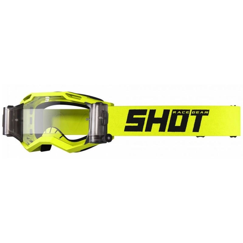 Motokrossiprillid Shot Assault 2.0 Solid Roll-Off fluo kollane