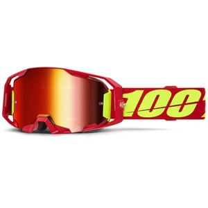 Motokrossiprillid 100% ARmatic punane punane plexi