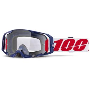Motokrossiprillid 100% ARmatic Mach Z läbipaistva pleksiga