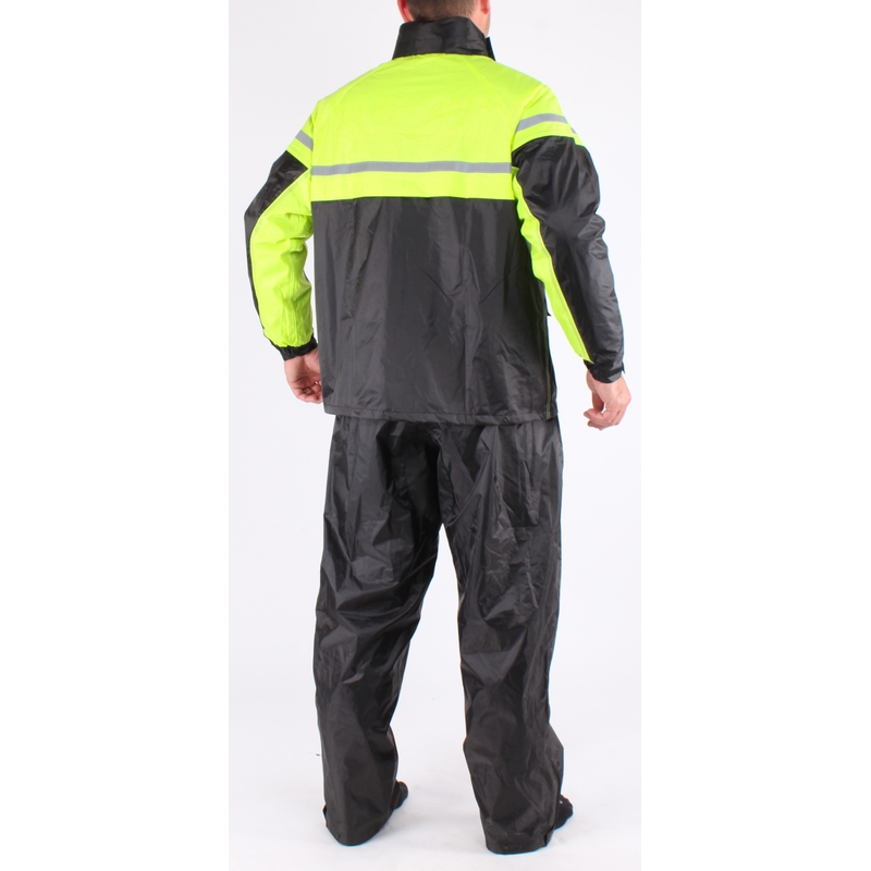 Moto pláštěnka RSA Stripe černo-fluo žlutá výprodej