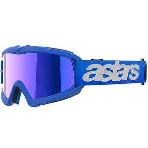 Alpinestars Vision Youth Blaze sinised laste motokrossiprillid sinise peegliläätsega