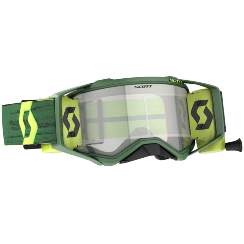 Motokrossiprillid SCOTT Prospect WFS 22 roheline-kollane