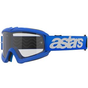 Alpinestars Vision Youth Blaze sinised laste motokrossiprillid läbipaistva klaasiga