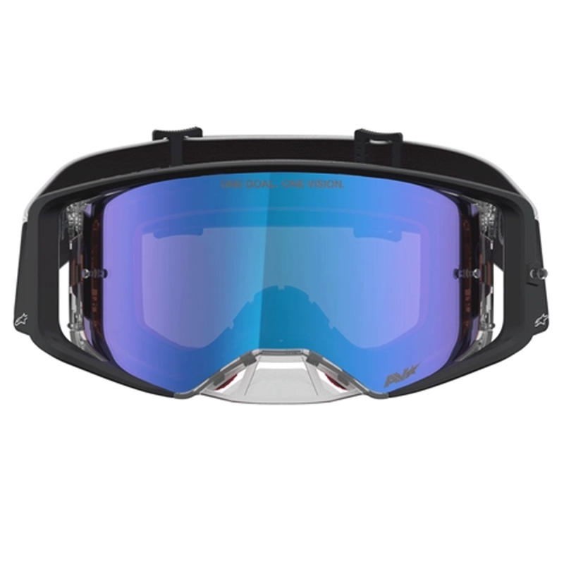 Alpinestars Supertech Atrox motokrossiprillid must-hõbedane