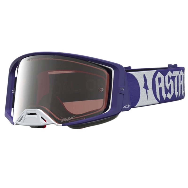 Alpinestars Supertech Atrox motokrossiprillid sini-valged