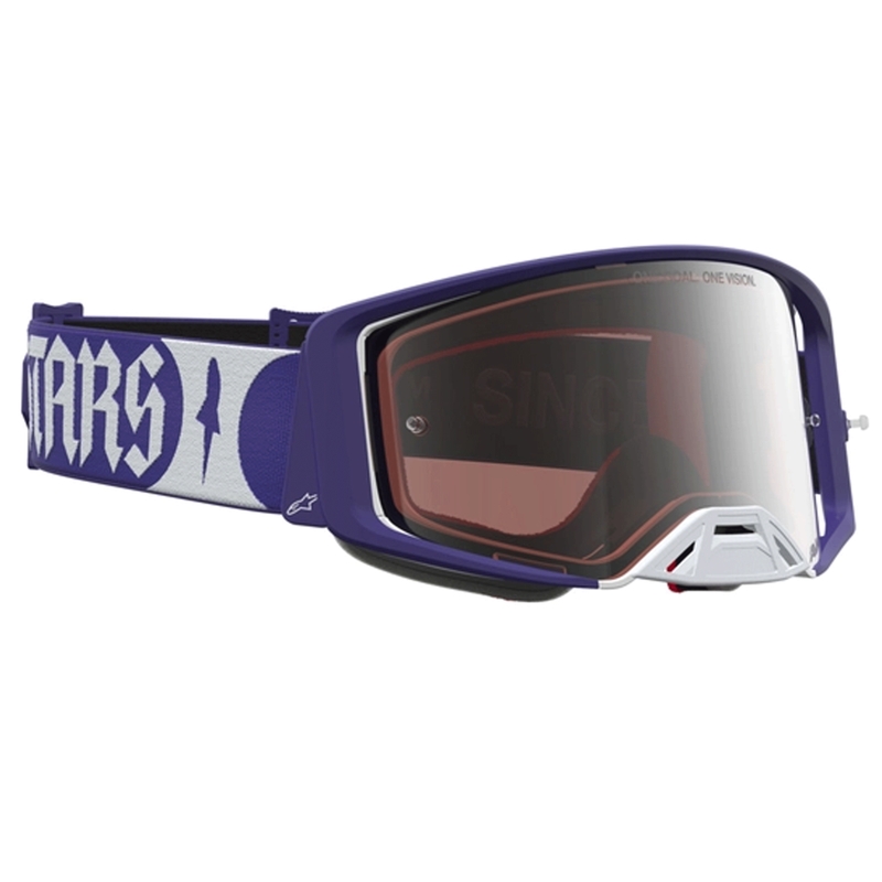 Alpinestars Supertech Atrox motokrossiprillid sini-valged