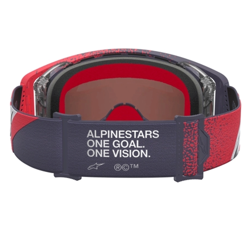 Alpinestars Supertech motokrossiprillid must-punane