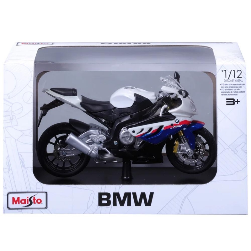 Maisto BMW S 1000 RR mootorratta mudel 1:12
