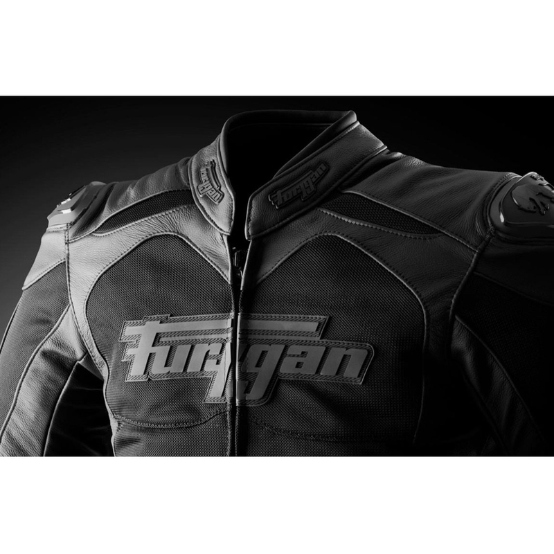 Furygan Speed Mesh 3 nahkmootorratta jope must - 2. kvaliteet - II. kvaliteet