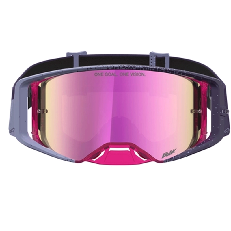 Alpinestars Supertech Hiten motokrossiprillid lilla-punased