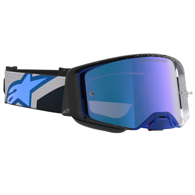 Alpinestars Supertech Hiten motokrossiprillid must-sinine