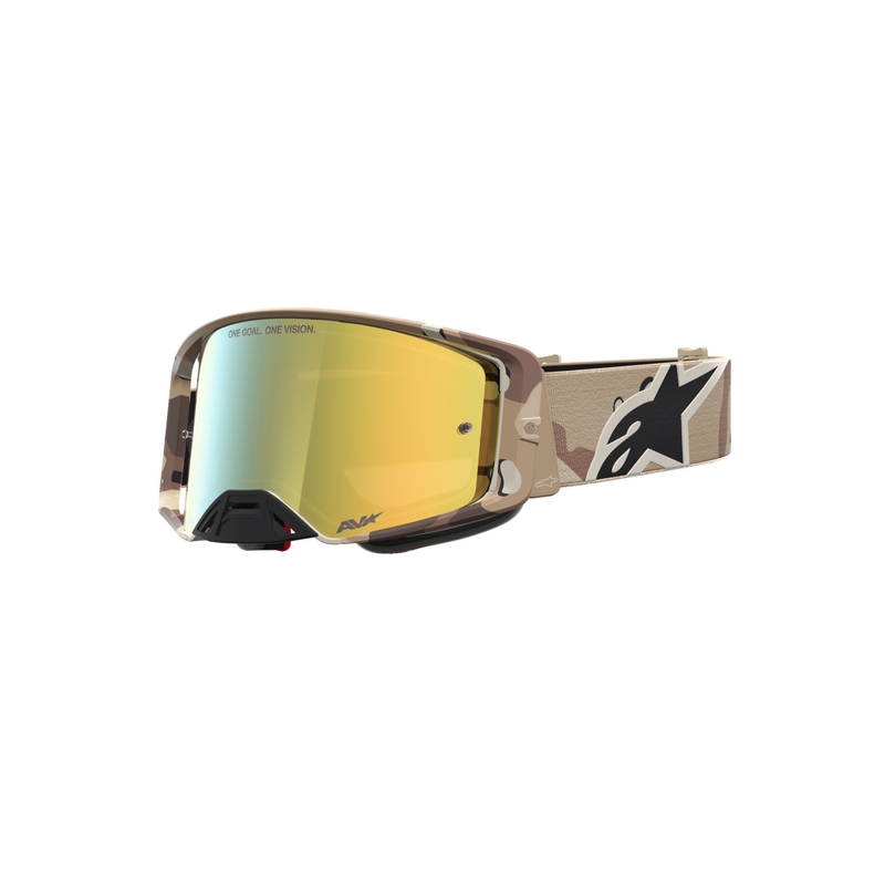 Alpinestars Supertech Lone liiva kamuflaažiga motokrossiprillid