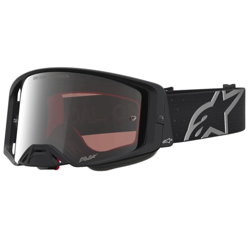 Alpinestars Supertech Vesta motokrossiprillid mattmust-hõbedased