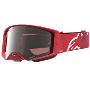 Alpinestars Supertech Vesta fluorestsentspunased-kroomitud motokrossiprillid