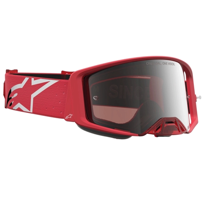 Alpinestars Supertech Vesta fluorestsentspunased-kroomitud motokrossiprillid