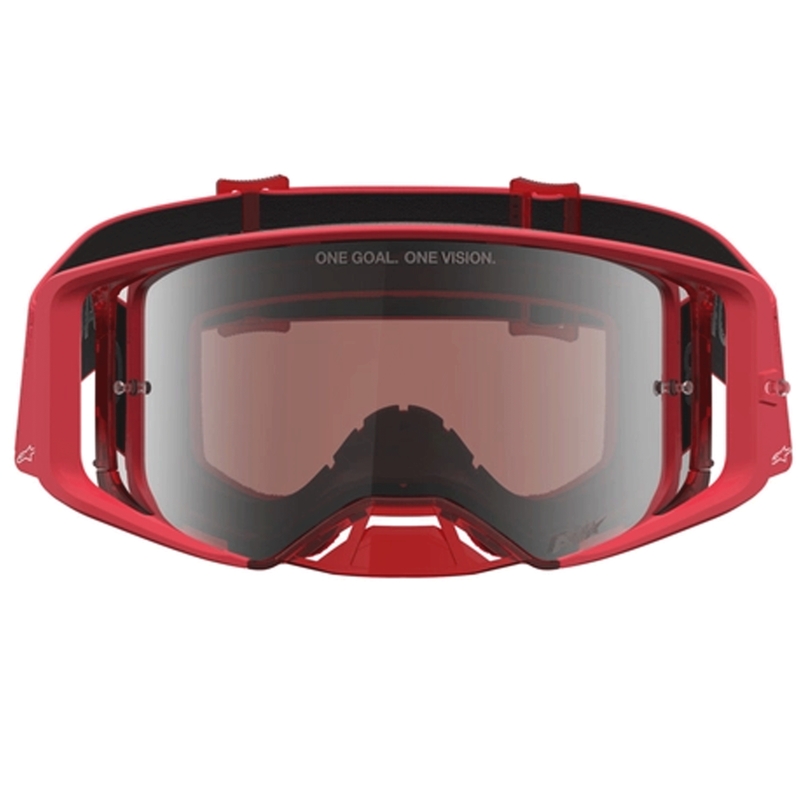 Alpinestars Supertech Vesta fluorestsentspunased-kroomitud motokrossiprillid