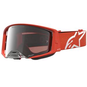Alpinestars Supertech Vesta oranžid-hõbedased motokrossiprillid