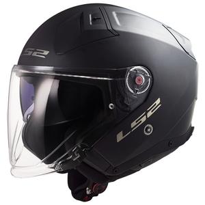 Avatud mootorratta kiiver LS2 OF603 Infinity II Solid Black Matte - II. kvaliteet