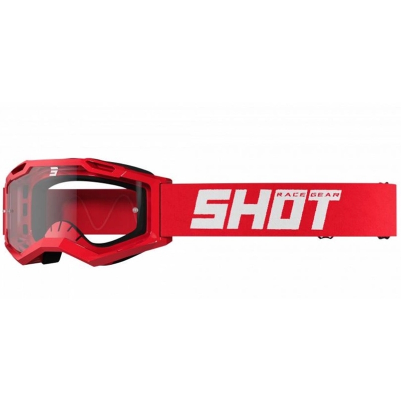 Motokross prillid Shot Assault 2.0 Soliidne punane - II. kvaliteet