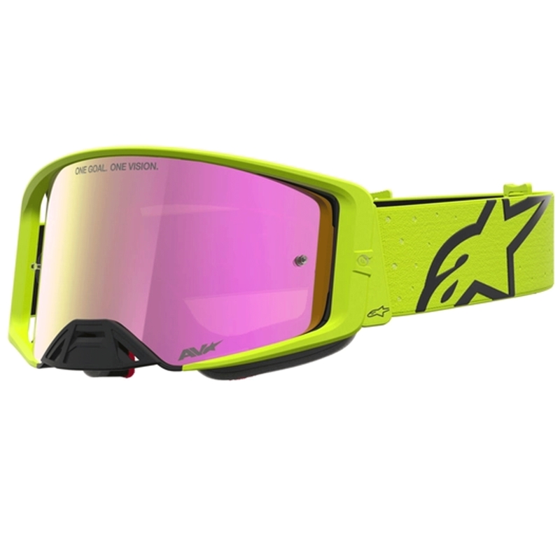 Alpinestars Supertech Vesta motokrossiprillid fluo-kollane-must