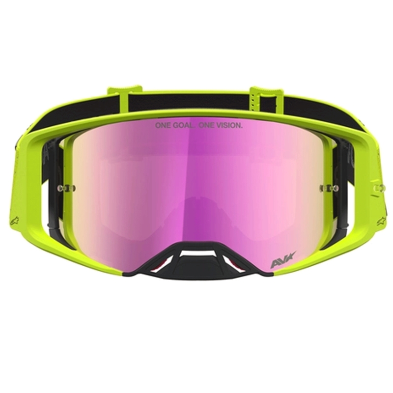 Alpinestars Supertech Vesta motokrossiprillid fluo-kollane-must