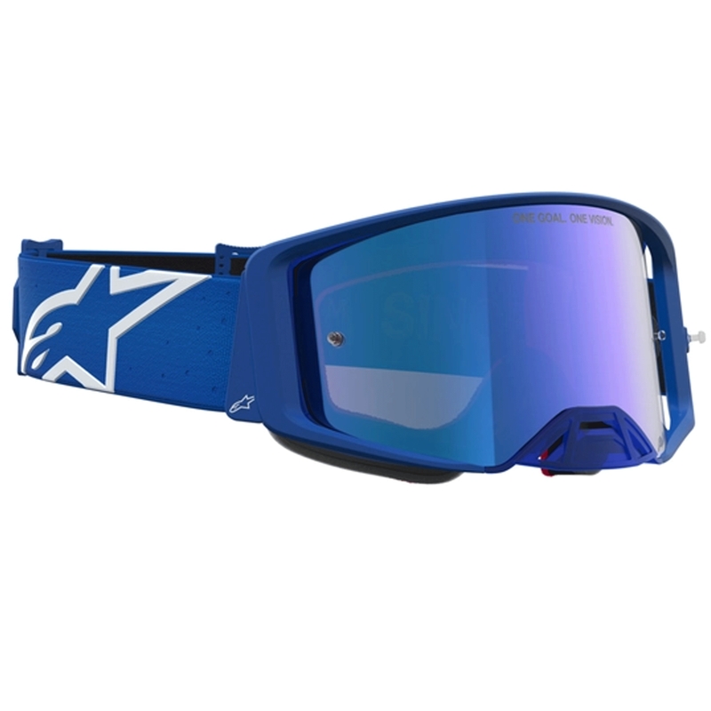 Alpinestars Supertech Vesta sini-valged motokrossiprillid