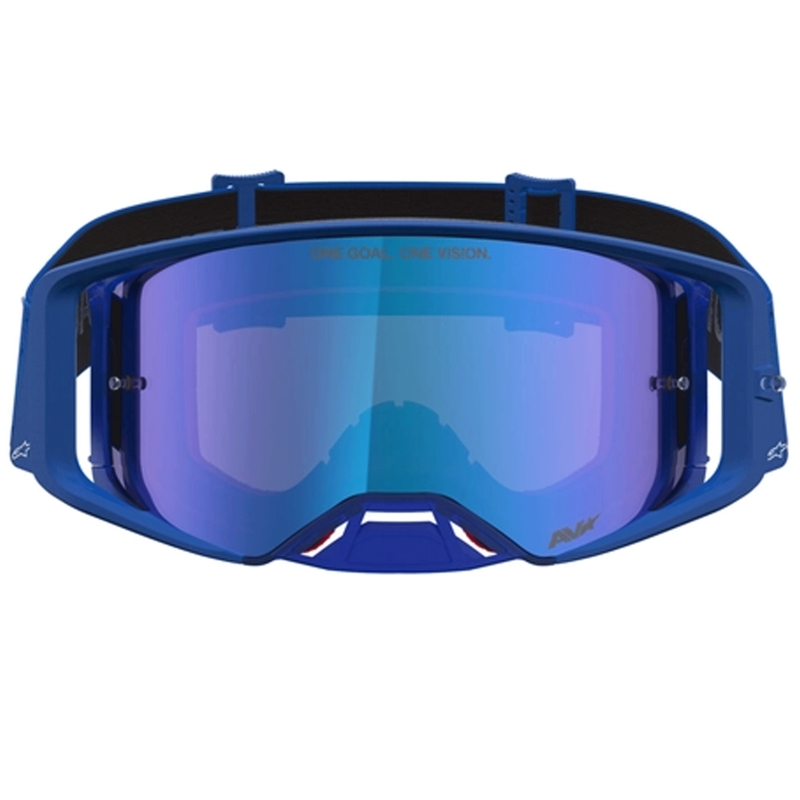 Alpinestars Supertech Vesta sini-valged motokrossiprillid