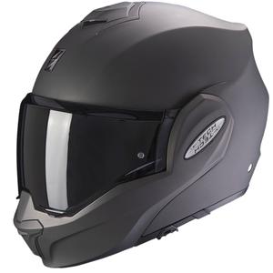 Kokkupandav mootorratta kiiver Scorpion EXO-TECH EVO Solid matt-antratsiitne - II. kvaliteet