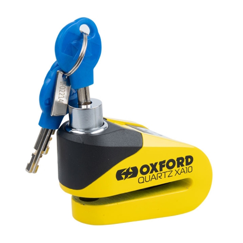 Oxford Quartz Alarm XA10 ketaspiduri lukk kollane-must - II. kvaliteet