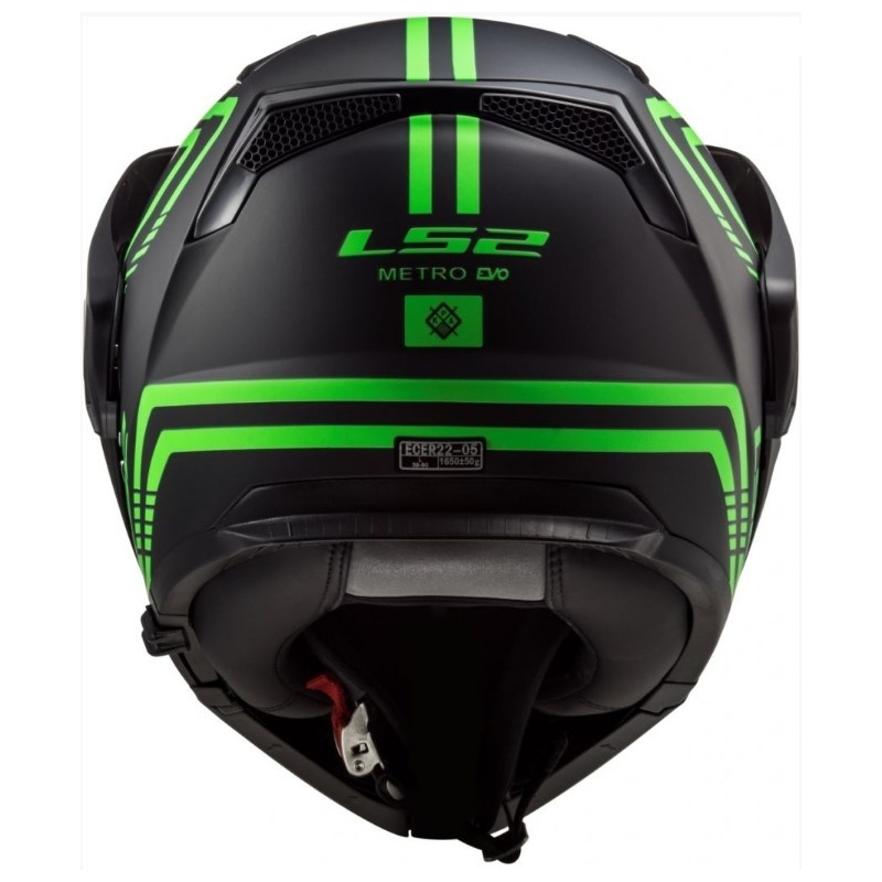 Vyklápěcí přilba LS2 FF324 Metro EVO Firefly černo-fluo zelená