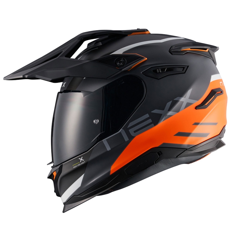 Enduro motokiiver NEXX Y.TRAVL Quest matt oranž - II. kvaliteet allahindlus