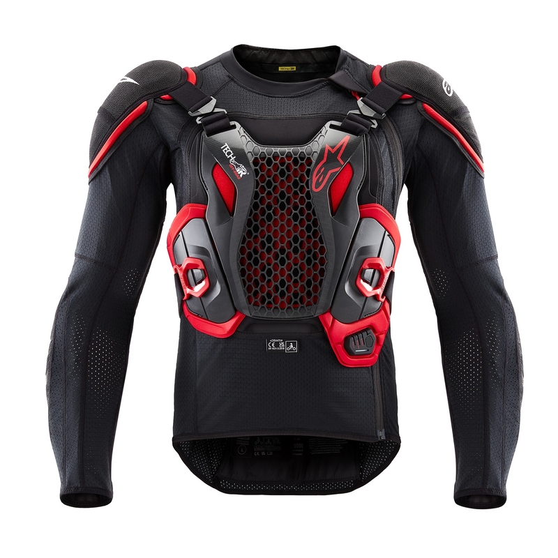 Alpinestars TECH-AIR®OFF-ROAD turvapadjaga vest must-punane 2 - II kvaliteet - II. kvaliteet