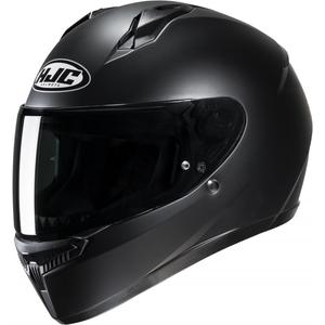 HJC C10 Solid semi flat integral mootorratta kiiver must - II. kvaliteet