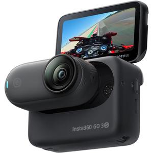 Insta360 GO 3S mootorratta kiivrisse kinnitatav vaatenurgaga kaamerakomplekt, must