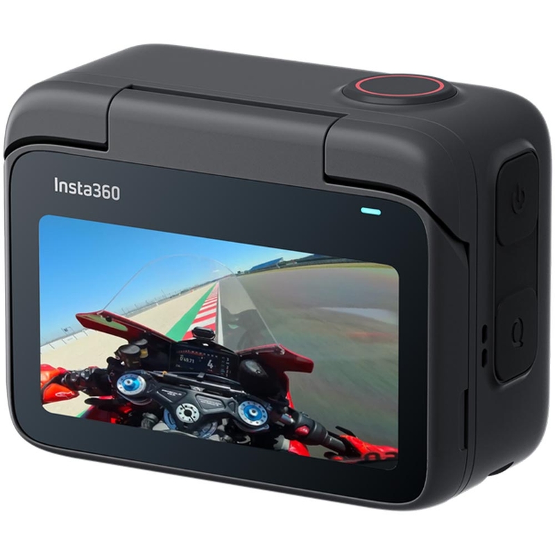 Insta360 GO 3S mootorratta kiivrisse kinnitatav vaatenurgaga kaamerakomplekt, must