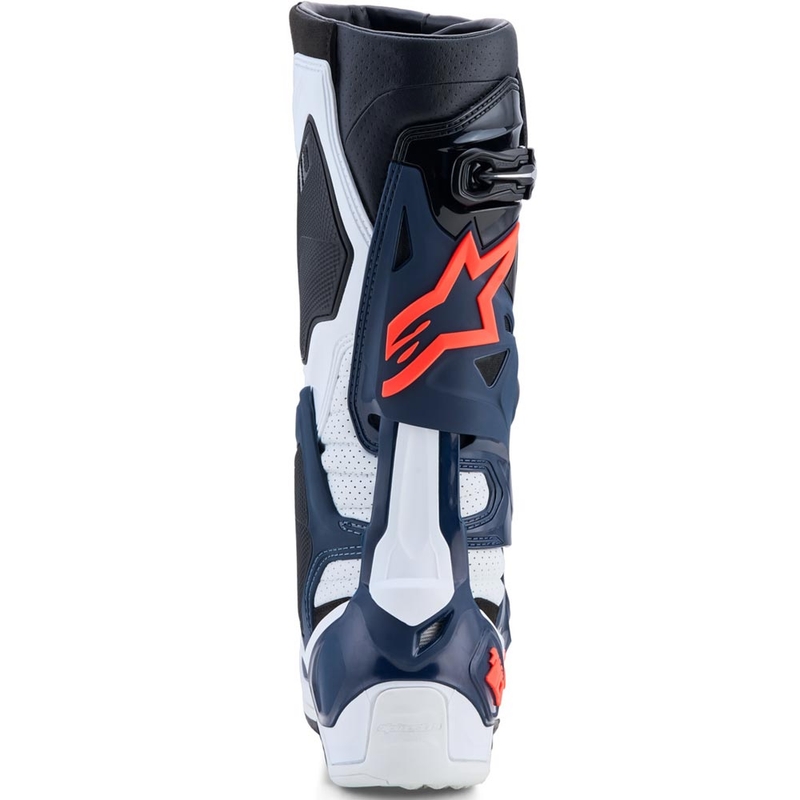 Alpinestars TECH 10 Superventileeritud krossisaapad tumesinine-valge-must-lilla