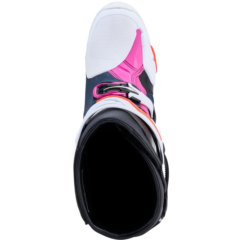 Alpinestars TECH 10 Superventileeritud krossisaapad tumesinine-valge-must-lilla
